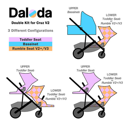 Double Kit for UPPAbaby Cruz V2