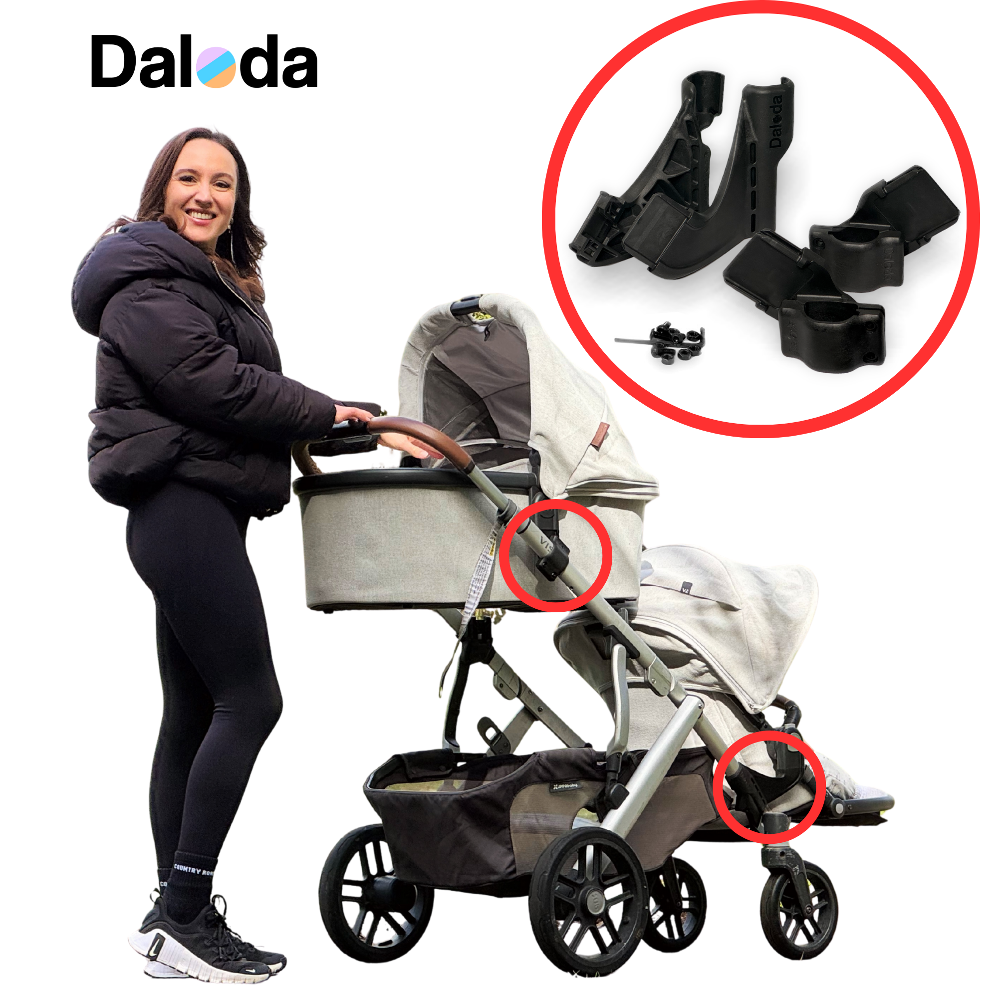 uppababy vista bassinet attachment Upper Bassinet Kit for UPPAbaby Vista V2/V3 – Daloda