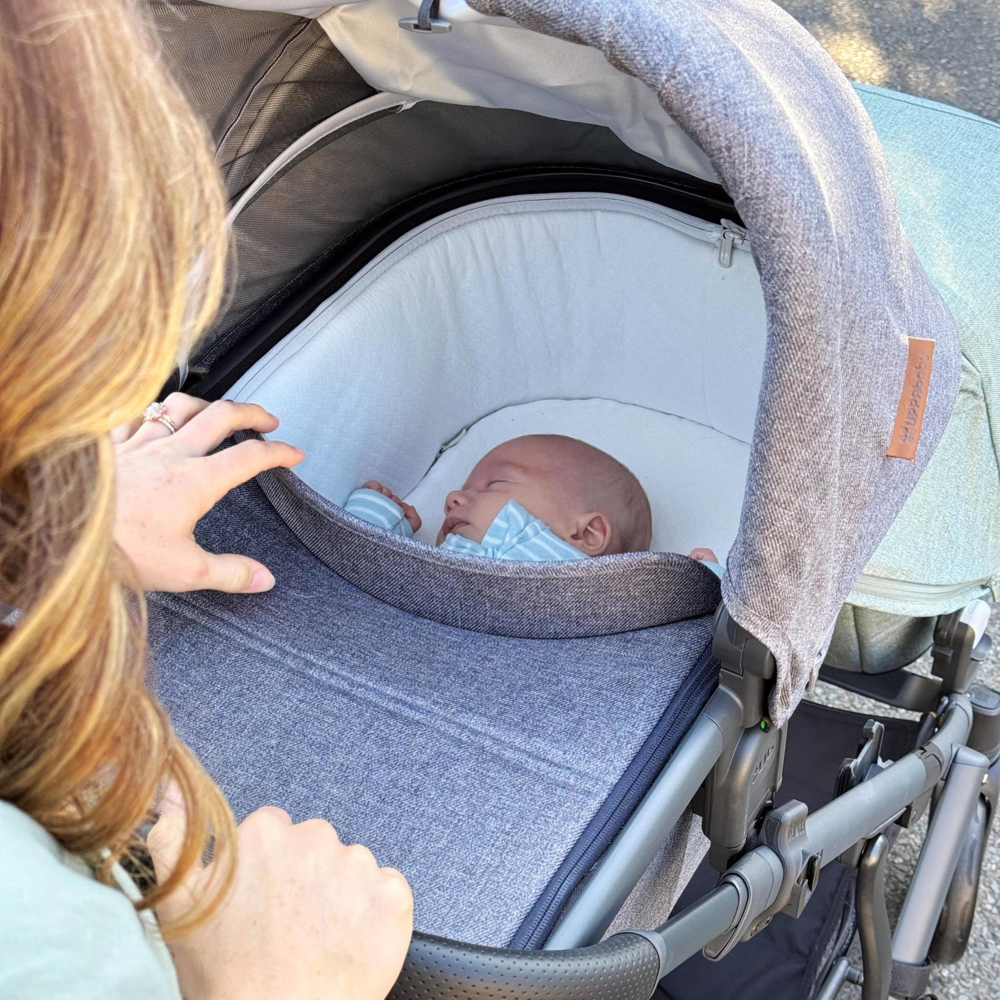 Pram Bassinet Overnight Sleeping In Uppababy Bassinet Baby Sleep