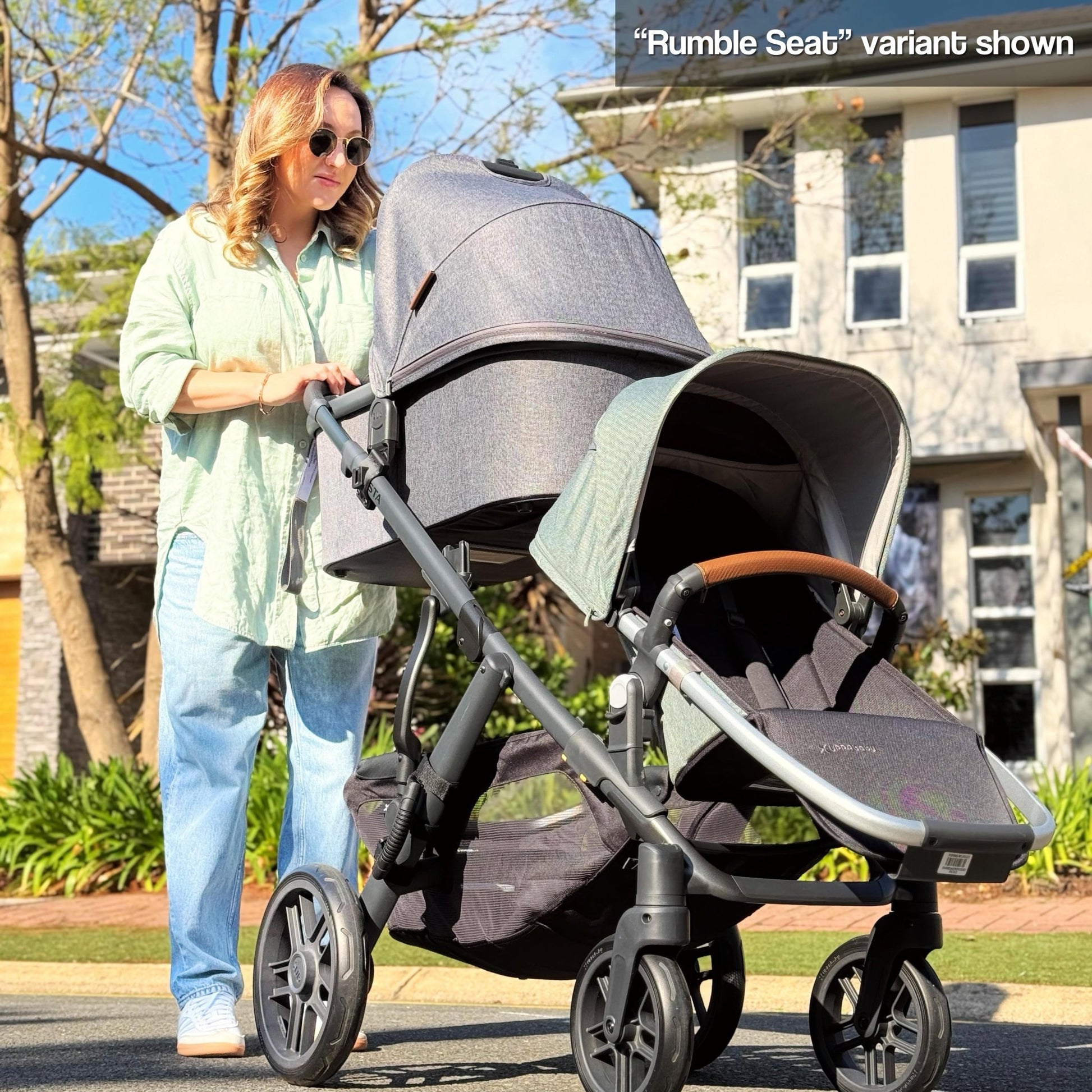 Uppababy Stroller Uppababy Vista Bassinet And Rumble Seat Uppababy